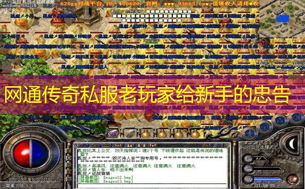网通传奇私服老玩家给新手的忠告 网通传奇私服老玩家给新手的忠告