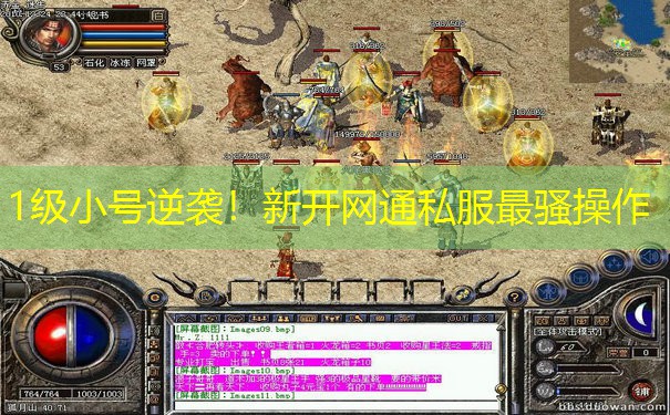 1级小号逆袭!新开网通私服最骚操作