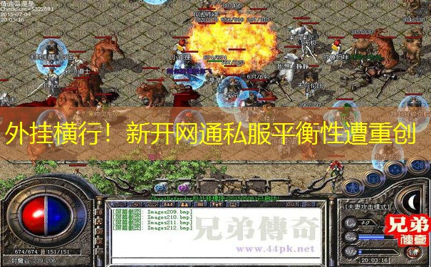 外挂横行!新开网通私服平衡性遭重创