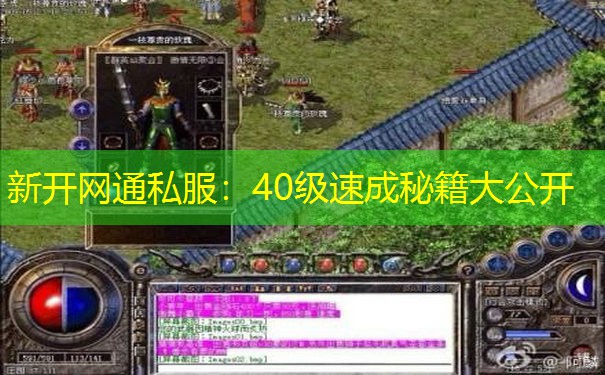 新开网通私服:40级速成秘籍大公开 新开网通私服:40级速成秘籍大公开