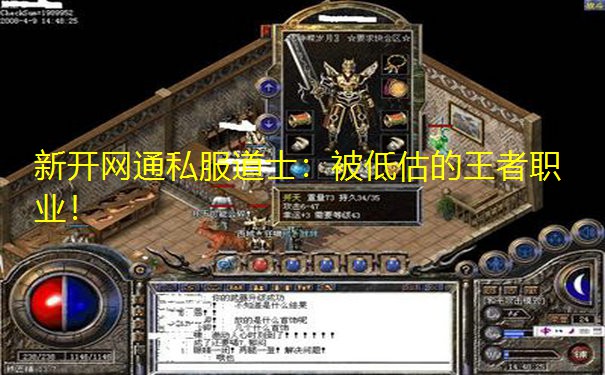 新开网通私服道士:被低估的王者职业!