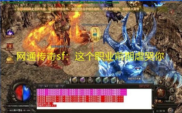 网通传奇sf:这个职业前期虐哭你 网通传奇sf:这个职业前期虐哭你