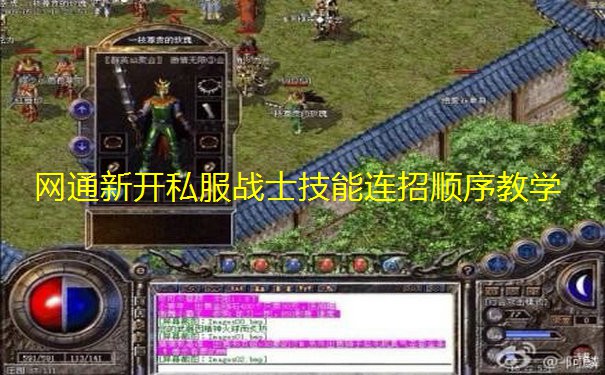 网通新开私服战士技能连招顺序教学