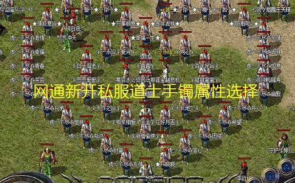 网通新开私服道士手镯属性选择